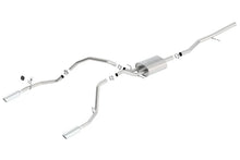 Load image into Gallery viewer, Borla 14 Silv/Sierra 1500 5.3L AT/MT Crew Cab STD Bed ATAK Cat-Back Exhaust - Side View