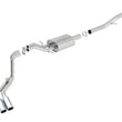 Load image into Gallery viewer, Borla 14 Silv/Sierra 1500 EC Std/CC Short 143.5in WB S-Type Dual Rolled Side Exit Cat-Back Exhaust - Detail View