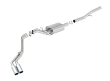 Load image into Gallery viewer, Borla 14 Silv/Sierra 1500 EC Std/CC Short 143.5in WB S-Type Dual Rolled Side Exit Cat-Back Exhaust - Detail View