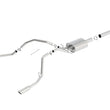 Load image into Gallery viewer, Borla 14 Silv/Sierra 1500 EC Std/CC Short 143.5in WB S-Type Single Split Rear Exit Cat-Back Exhaust - Side View