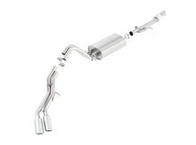 Load image into Gallery viewer, Borla 15-16 Cadillac Escalade ESV 6.2L Auto Trans Dual Round Rolled Truck Side Exit Catback Exhaust - Side View