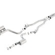 Load image into Gallery viewer, Borla 15-16 Dodge Challenger Hellcat 6.2L V8 ATAK w/ Valve Simulator CB Exhaust Factory Valance - Side View