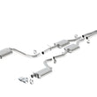 Load image into Gallery viewer, Borla 15-16 Dodge Challenger R/T 5.7L Dual Rectangle Angle Cut Dual Split Rear Exit ATAK Exhaust - Side View