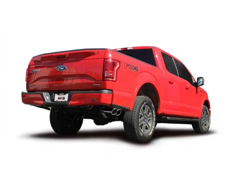 Borla 15-16 Ford F-150 3.5L EcoBoost Ext. Cab Std. Bed Catback Exhaust ATAK Truck Side Exit - Detail View