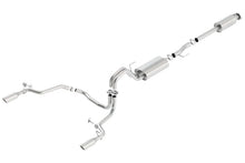 Load image into Gallery viewer, Borla 15-16 Ford F-150 3.5L EcoBoost Ext. Cab Std. Bed Catback Exhaust S-Type Single Split Rear Exit - Main Product View