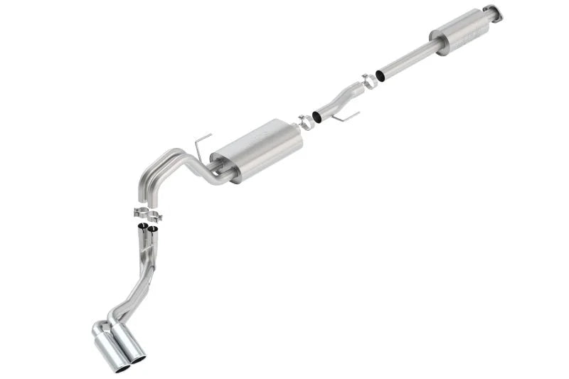 Borla 15-16 Ford F-150 3.5L EcoBoost Ext. Cab Std. Bed Catback Exhaust S-Type Truck Side Exit - Main Product View