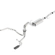Load image into Gallery viewer, Borla 15-17 Ford F-150 2.7L/ 3.5L EcoBoost/ 5.0L V8 Rear Exit S-Type Catback Exhaust Black Chrome - Side View