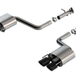 Load image into Gallery viewer, Borla 15-24 Lexus RC F Axle-Back Exhaust System S-Type - Black Chrome - Main Product View