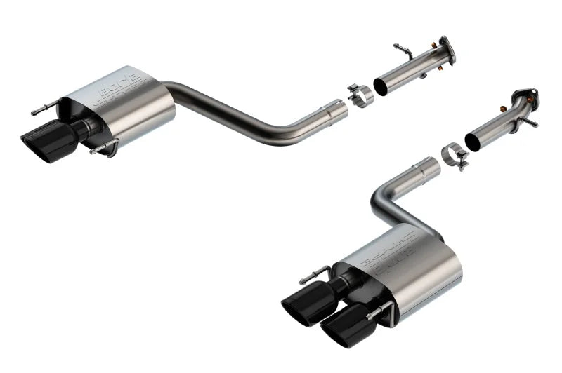 Borla 15-24 Lexus RC F Axle-Back Exhaust System S-Type - Black Chrome - Main Product View