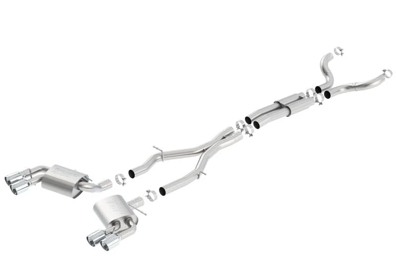Borla 16-17 Camaro SS 6.2L Dual Tip Dual Split Rear Exit Dual Mode Catback Exhaust (NPP) - Main Product View