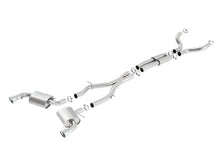 Load image into Gallery viewer, Borla 16-17 Chevy Camaro SS 6.2L ATAK Catback Single Split Rear Exit Exhaust w/Single Tips - Side View