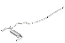 Load image into Gallery viewer, Borla 16-17 Ford Focus RS 2.3L MT Round Angle-Cut Tips Split Rear Exit ATAK Catback Exhaust - Side View