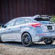 Load image into Gallery viewer, Borla 16-17 Ford Focus RS 2.3L MT Round Angle-Cut Tips Split Rear Exit ATAK Catback Exhaust - Detail View