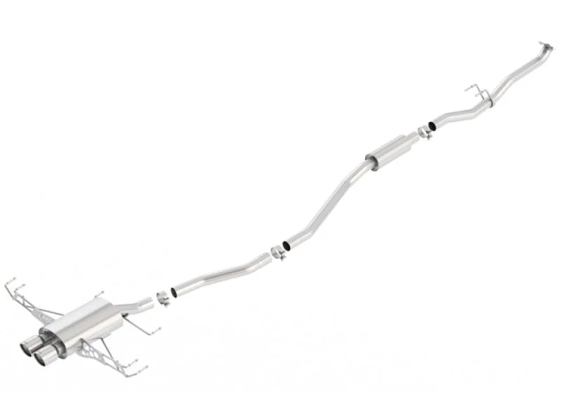 Borla 16-17 Honda Civic Sport 1.5L AT/MT Hatchback S-Type Catback Exhaust - Side View
