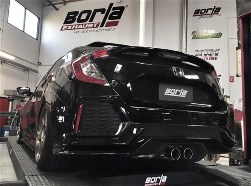 Borla 16-17 Honda Civic Sport 1.5L AT/MT Hatchback S-Type Catback Exhaust - Detail View