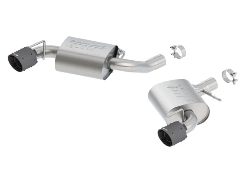 Borla 16-21 Chevrolet Camaro 6.2L 8cyl AT/MT 6 spd SS S-type Exhaust w/o NPP (rear section only) - Side View