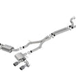 Load image into Gallery viewer, Borla 17-18 Chevrolet Camaro ZL1 6.2L V8 Atak Catback Exhaust w/ Dual Mode Valves CF Black Anod - Main Product View