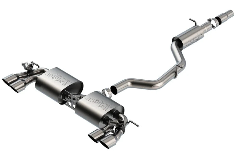 Borla 18-19 VW Golf R MK7.5 2.0L S-Type CatBack Exhaust w/ Resonator - Main Product View