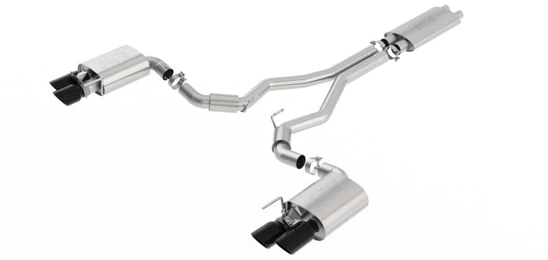 Borla 18-20 Ford Mustang GT 5.0L AT/MT ECE Approved Cat-Back Exhaust w/ Active Valve - Main Product View
