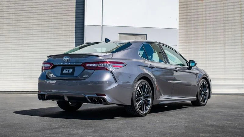 Borla 18-22 Toyota Camry XSE 2.5L i4 AT/MT FWD / 4DR S-TYPE Cat Back Exhaust (Black Chrome) - Detail View