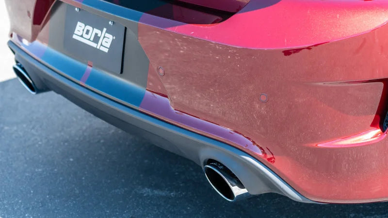 Borla 19-23 Dodge Charger GT 3.6L V6 RWD ATAK Catback Exhaust - Polished Tips - Detail View