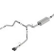Load image into Gallery viewer, Borla 19 Chevrolet Silverado/GMC Sierra 1500 6.2L SS Touring Catback Exhaust - Black Chrome Tips - Main Product View