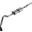 Load image into Gallery viewer, Borla 20-22 Chevrolet/GMC Silverado/Sierra 6.6L T-304 SS Cat-Back S-Type Exhaust - Brushed - Side View