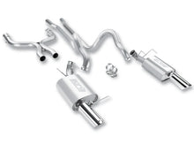 Load image into Gallery viewer, Borla 2011-2012 Mustang GT 5.0L 8cyl 6spd RWD Agressive ATAK Catback Exhaust - Side View