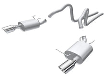 Load image into Gallery viewer, Borla 2011 Ford Mustang 3.7L 6cyl 6spd RWD SS S-Type Catback Exhaust - Side View