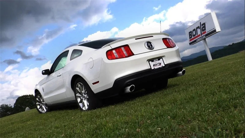 Borla 2011 Ford Mustang 3.7L 6cyl 6spd RWD SS S-Type Catback Exhaust - Detail View