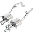 Load image into Gallery viewer, Borla 2014 Chevrolet Corvette C7 6.2L 8cyl ATAK Exhaust w/ NPP Dual Mode (rear section only) - Side View