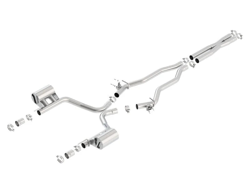 Borla 2015-2022 Charger SRT 392 / Scat Pack 6.4L Atak Catback Exhaust Single Split Rear Exit - Main Product View