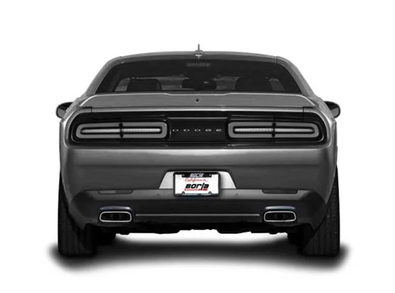 Borla 2015 Dodge Challenger 3.6L V6 ATAK Catback Exhaust No Tips Factory Valance - Detail View