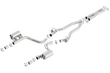 Load image into Gallery viewer, Borla 2015 Dodge Challenger Hellcat 6.2L V8 ATAK Catback Exhaust No Tips Factory Valance - Side View