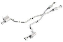 Load image into Gallery viewer, Borla 2015 Jeep Grand Cherokee SRT8 S-Type Dual Round Rolled Exit Catback Exhaust - Main Product View