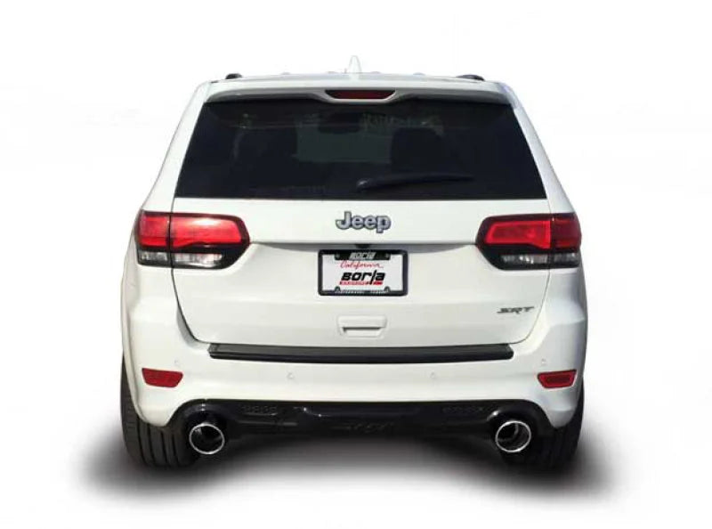 Borla 2015 Jeep Grand Cherokee SRT8 S-Type Dual Round Rolled Exit Catback Exhaust - Detail View