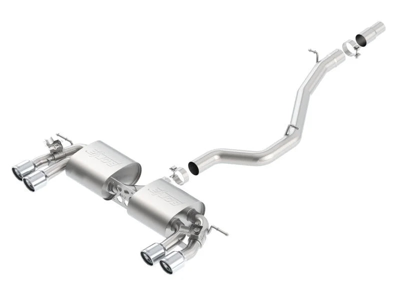 Borla 2015 Volkswagen Golf-R 2.0L Turbo S-Type CB Exhaust - Side View
