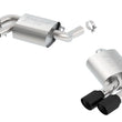 Load image into Gallery viewer, Borla 2016-2017 Chevrolet Camaro SS AT/MT S-Type Rear Section Exhaust w/o Dual Mode Ceramic Black - Main Product View