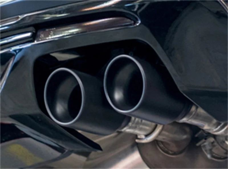 Borla 2016-2017 Chevrolet Camaro SS AT/MT S-Type Rear Section Exhaust w/o Dual Mode Ceramic Black - Detail View