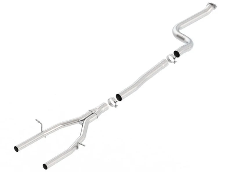 Borla 2016 Chevy Camaro 2.0L Turbo AT/MT 3in-2.25in Mid-Pipe - Main Product View