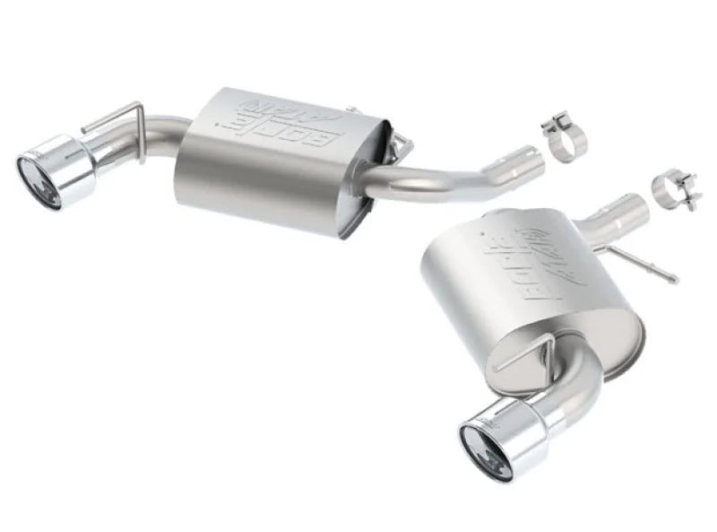 Borla 2016 Chevy Camaro 2.0L Turbo AT/MT ATAK Rear Section Exhaust - Side View