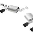 Load image into Gallery viewer, Borla 2016 Chevy Camaro V8 SS AT/MT ATAK Rear Section Exhaust w/ Dual Mode Valves Ceramic Black - Side View