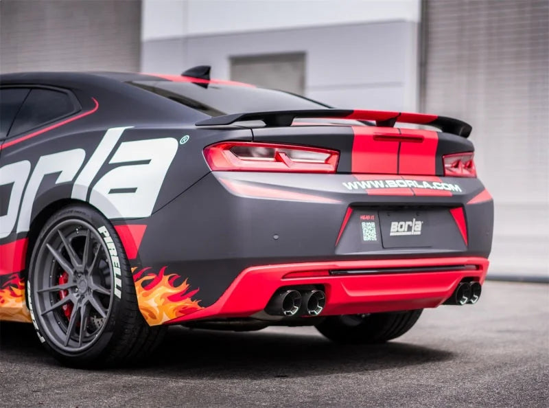 Borla 2016 Chevy Camaro V8 SS AT/MT ATAK Rear Section Exhaust w/o Dual Mode Valves - Detail View