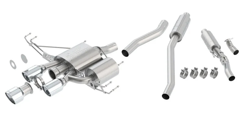 Borla 2017-2018 Honda Civic Type-R Cat-Back Exhaust - Side View