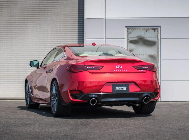 Borla 2017 Infiniti Q60S 3.0T V6 S Type Catback Exhaust - Detail View