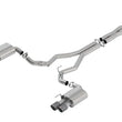 Load image into Gallery viewer, Borla 2018 Ford Mustang GT 5.0L AT/MT (w/o Valves) ATAK 3in Cat-Back Exhaust w/Carbon Fiber Tips - Main Product View