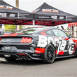 Load image into Gallery viewer, Borla 2018 Ford Mustang GT 5.0L AT/MT (w/o Valves) ATAK 3in Cat-Back Exhaust w/Carbon Fiber Tips - Side View