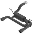 Load image into Gallery viewer, Borla 2018 Jeep Wrangler JL/JLU 3.6L 2DR/4DR ATAK SS Axle Back Black Coated Exhaust w/3.5in Tips - Side View