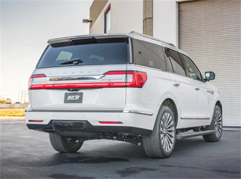 Borla 2018 Lincoln Navigator 3.5L A/T 2WD/4WD Touring 2.5in Catback Exhaust w/Black Chrome Tips - Side View