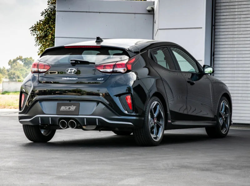 Borla 2019 Hyundai Veloster 1.6L FWD S-Type Exhaust (Rear Section Only) - Side View